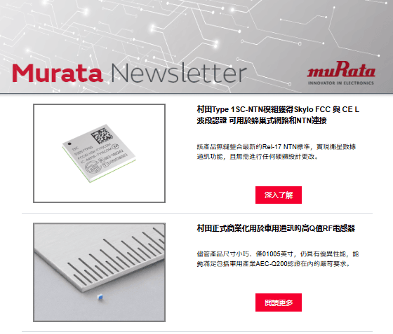Image of Newsletter sample