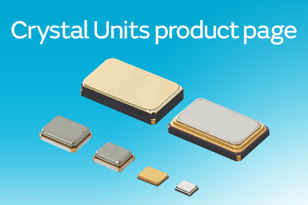 Crystal Units Product page
